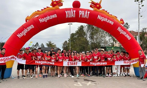 Hàng nghìn người chạy giải Nagakawa Cup Báo Bắc Ninh 2025