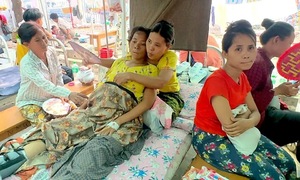 Bên trong vùng thảm họa động đất Mandalay