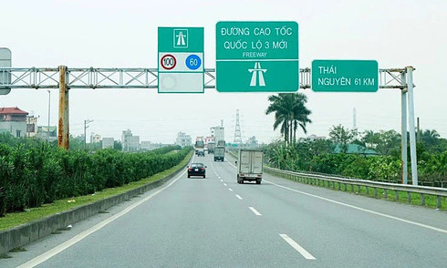 Cao tốc Hà Nội - Thái Nguyên có thể được mở rộng 6 làn xe