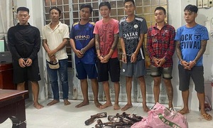 Nhóm bảo kê biển ở Kiên Giang bị bắt
