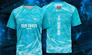 Sóng biển Quy Nhơn trên áo đấu VnExpress Marathon