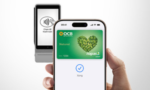 OCB giới thiệu Apple Pay cho chủ thẻ Napas