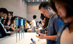 Thị phần smartphone Apple xuống thứ 5 tại Trung Quốc