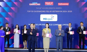 MB Ageas Life nhận giải Rồng Vàng lần thứ 3