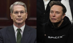 Elon Musk 'cãi nhau với Bộ trưởng Tài chính Mỹ' trước mặt ông Trump