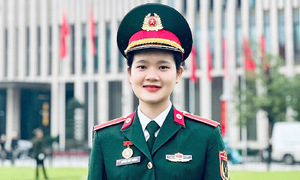 Thủ khoa đầu tiên của Học viện Quân y được phong hàm thượng úy