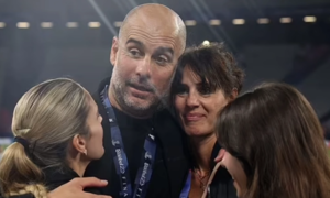 Guardiola hàn gắn với vợ