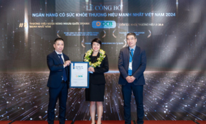 OCB nhận giải về sức khỏe thương hiệu ngân hàng