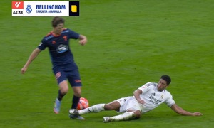 Bellingham thoát hai thẻ đỏ liên tiếp