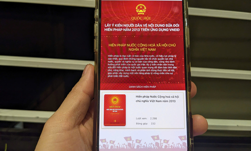 Lấy ý kiến nhân dân về sửa Hiến pháp trên VNeID đến hết 29/5