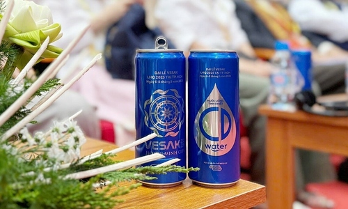 Nước uống tinh khiết CD phục vụ đại lễ Vesak 2025