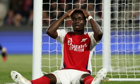 Cựu hậu vệ Arsenal: 'Saka sẽ mất ngủ vài đêm'