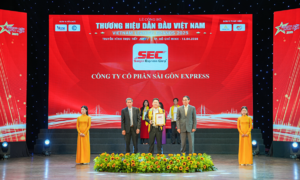 Saigon Express vào Top 10 thương hiệu dẫn đầu Việt Nam 2025