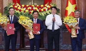 Văn phòng Chủ tịch nước có thêm 3 Phó chủ nhiệm