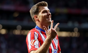 Tiền đạo Atletico lập kỷ lục ghi hat-trick trong 3 phút tại La Liga