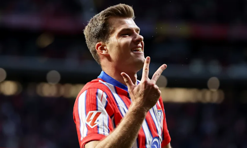Tiền đạo Atletico lập kỷ lục ghi hat-trick trong 3 phút tại La Liga