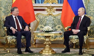 Tổng Bí thư Tô Lâm hội đàm với Tổng thống Nga Vladimir Putin