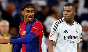 Yamal giành bốn danh hiệu trước mũi Mbappe