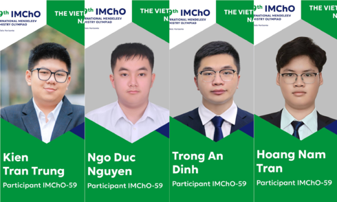 Việt Nam giành 4 huy chương tại kỳ thi Hóa học 'khó nhất hành tinh'