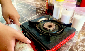 Bé 14 tuổi đa chấn thương do bình ga mini phát nổ