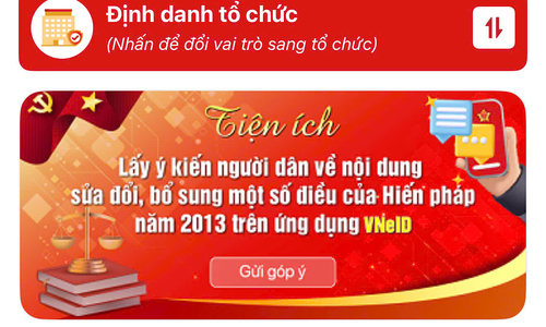 VNeID nhận hơn 4,3 triệu góp ý sửa đổi Hiến pháp