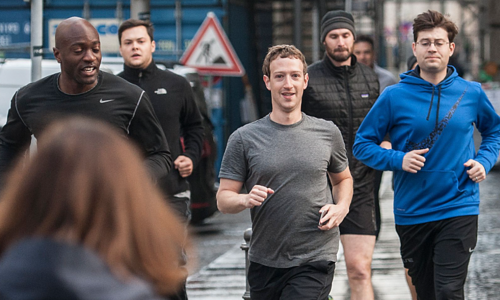 Zuckerberg lần thứ ba liên tiếp chạy giải 5km