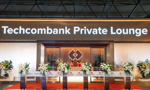 Techcombank ra mắt phòng chờ cao cấp tại sân bay Nội Bài