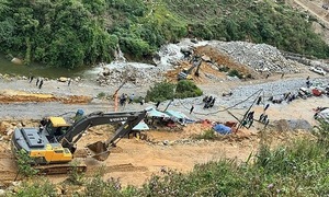 Sạt lở công trình thủy điện ở Lai Châu, 5 người tử nạn