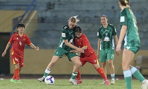 Tuyển nữ Việt Nam thua đậm CLB Đức