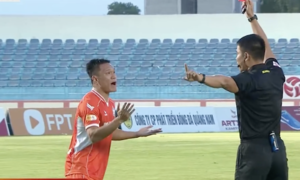 Đà Nẵng bị thẻ đỏ nhanh nhất V-League