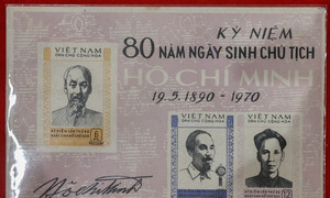 Chân dung Chủ tịch Hồ Chí Minh qua tem và bưu ảnh