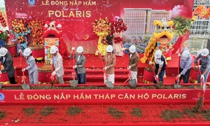 Tháp căn hộ Polaris tại The Maris Vũng Tàu thi công vượt tiến độ