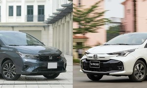 Doanh số Honda City dần bắt kịp Toyota Vios