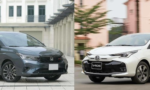 Doanh số Honda City dần bắt kịp Toyota Vios