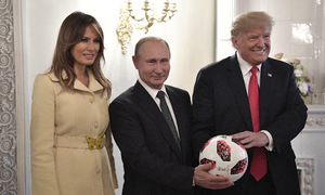 Ông Trump kể câu đùa của ông Putin về phu nhân Melania