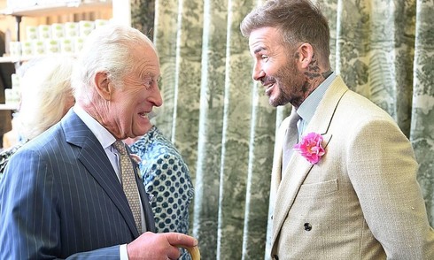 David Beckham hội ngộ Vua Charles III