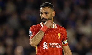 Salah hụt hơi trong cuộc đua Giày Vàng