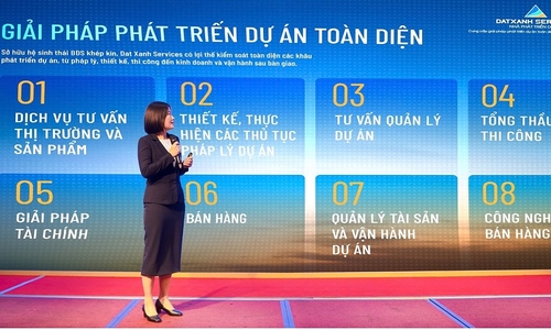 Dat Xanh Services cung cấp giải pháp phát triển dự án toàn diện