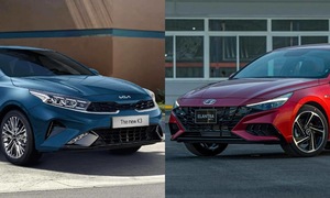 Doanh số sedan cỡ C chạm đáy, xe Hàn mất sức hút