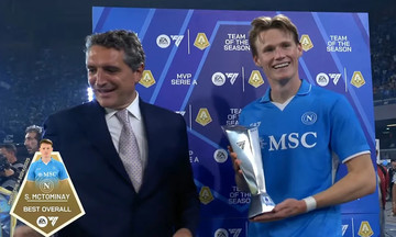 McTominay giành giải 'Cầu thủ hay nhất Serie A'