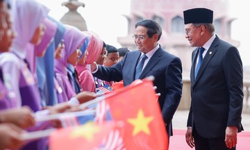 Malaysia tổ chức lễ đón Thủ tướng Phạm Minh Chính