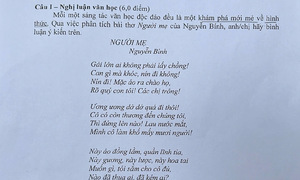 Đề các môn chuyên thi lớp 10 chuyên Khoa học Xã hội và Nhân văn