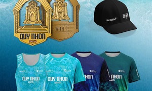 Bộ vật phẩm miễn phí cho người tham dự giải marathon Quy Nhơn