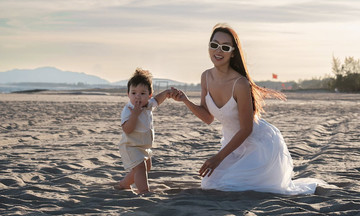 Con trai một tuổi của Hà Anh