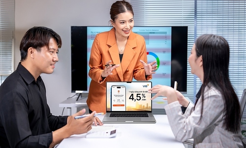 VIB ra mắt tài khoản Siêu lợi suất dành cho doanh nghiệp
