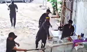 Nhóm người mặc đồ đen đập phá quán phở bị bắt