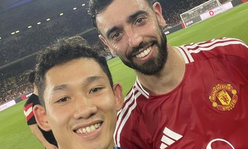 Tuyển thủ Việt Nam săn Bruno Fernandes, nâng cup trước Man Utd