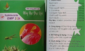Phát hiện viên uống giảm cân chứa chất cấm