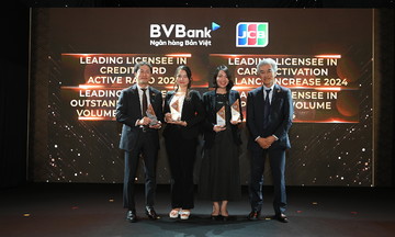 BVBank nhận 4 giải thưởng về tăng trưởng thẻ JCB