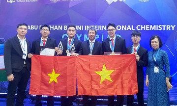 Học sinh Việt giành ba huy chương vàng Hóa học quốc tế